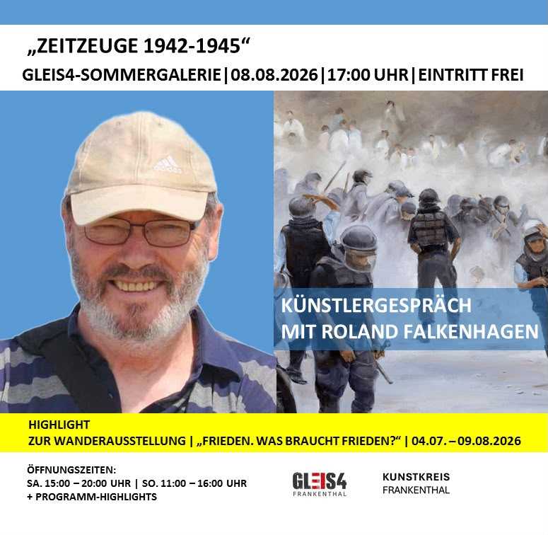 Sommergalerie: Künstlergespräch mit Roland Falkenhagen